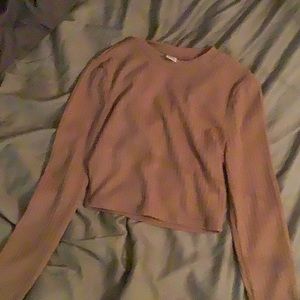 It’s a brown crop top